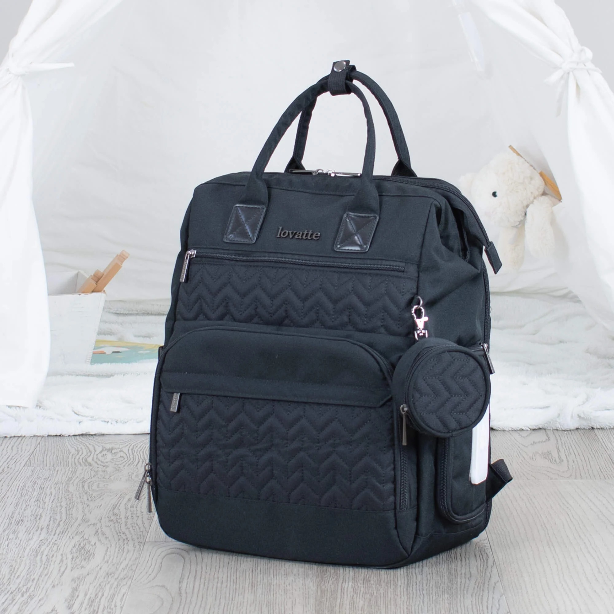 How a Black Backpack Diaper Bag Can Make Parenting Easier