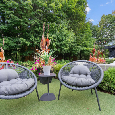 Ensure Comfort With Cushionless Patio Conversation Sets